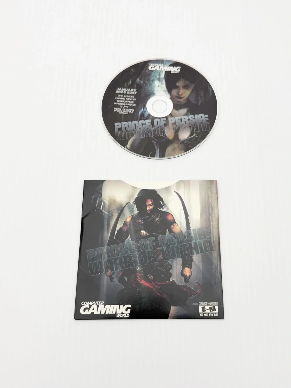 Computer Gaming World Prince of Persia Warrior Within PC Game Demo Disc